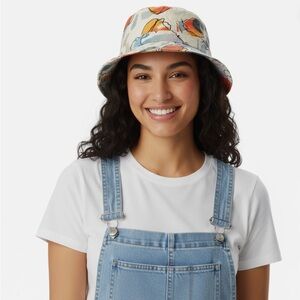 Dolce & Gabbana Orange and Blue Bucket Hat